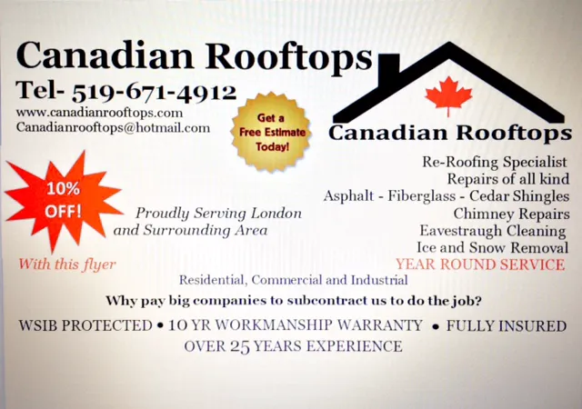 Canadian Rooftops Picture 1