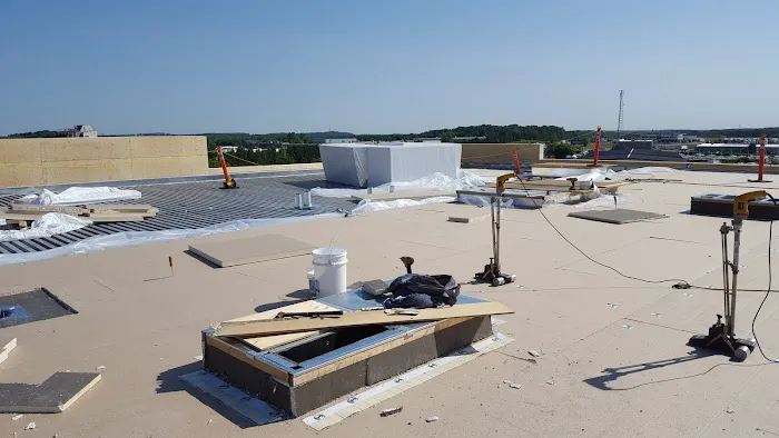 Black and White Commercial Roofing Picture 2