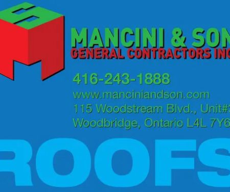 Mancini & Son General Contractors Inc Roofs