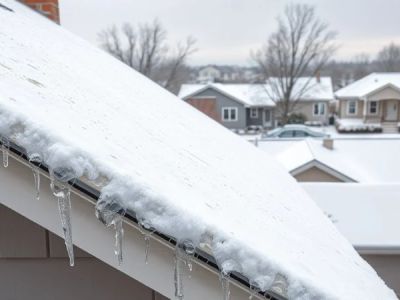 How to Avoid Ice Dams & Icicle Damage Along Eaves