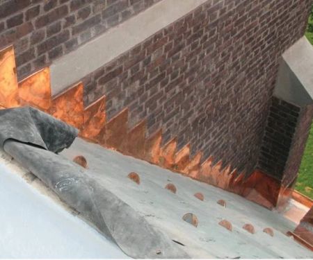 Counterflashing Replacement for Chimneys in Canada: Metal Work with Brick Surface