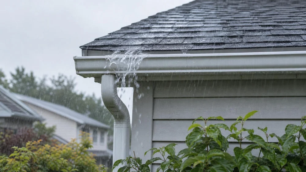 Why Gutters Overflow During Rain and What to Check Safely