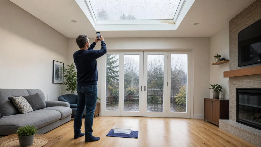 How to Check a Skylight Leak Safely From Inside Your Home