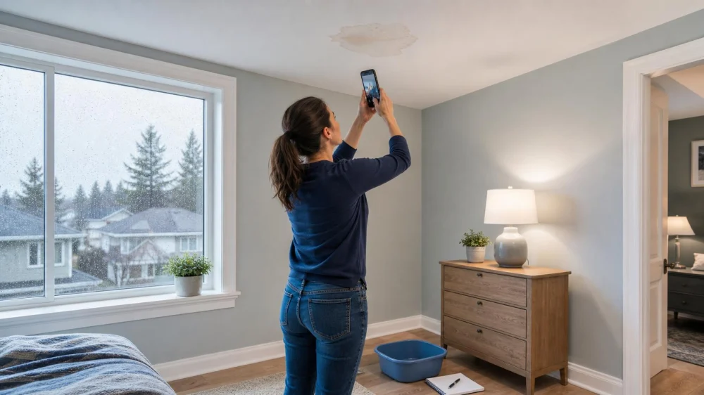 Roof Leak Photo Log: What to Record Before Repairs