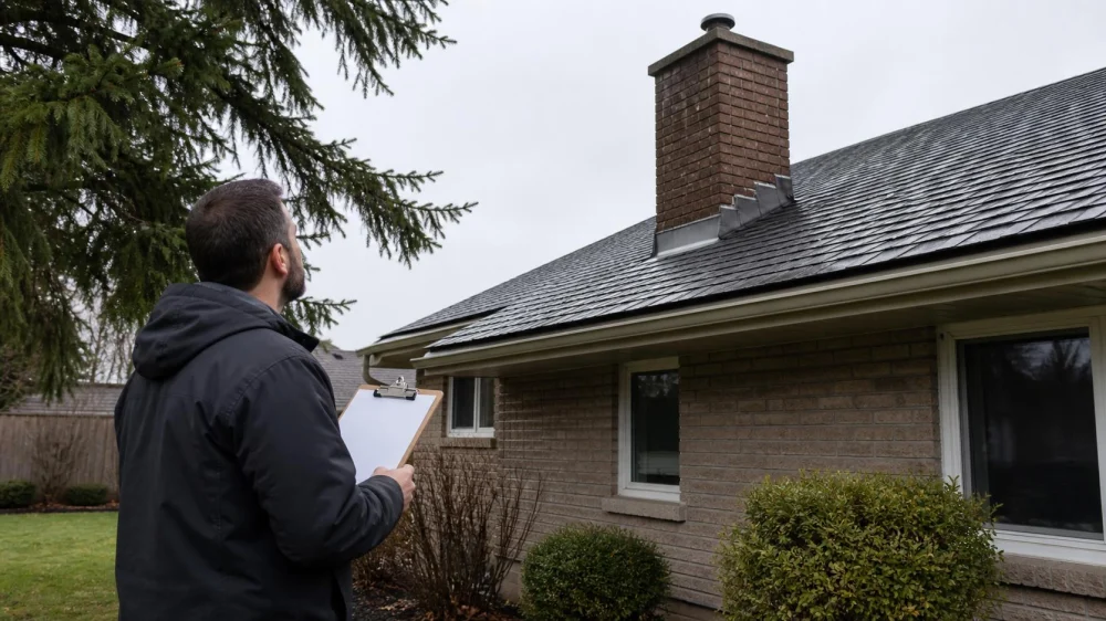 Chimney Flashing Leaks: Ground-Level Clues Before Repair