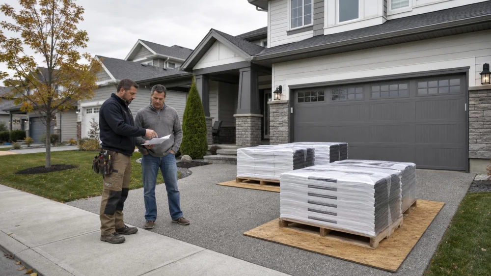 Roofing Material Delivery: Protect Your Driveway and Access
