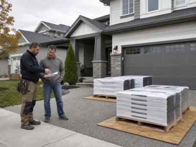 Roofing Material Delivery: Protect Your Driveway and Access
