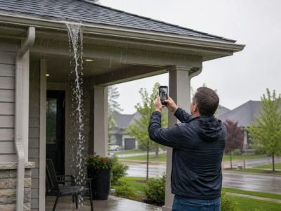 Gutter Overflow at the Roof Edge: Ground-Level Checks in Canada
