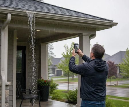 Gutter Overflow at the Roof Edge: Ground-Level Checks in Canada