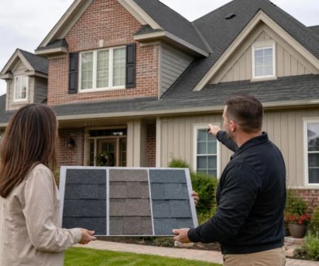 Roof Shingle Colour and Profile: Compare Samples at Home