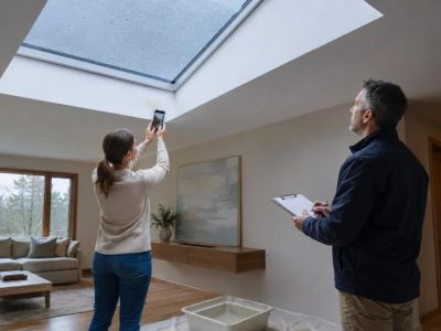Roofing Skylight Leak: Trace Clues Without Climbing