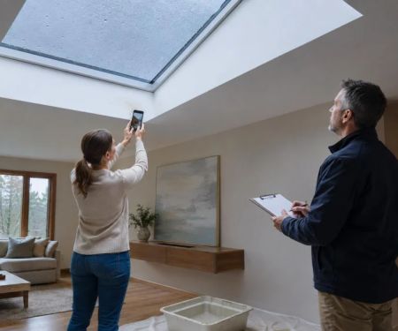 Roofing Skylight Leak: Trace Clues Without Climbing