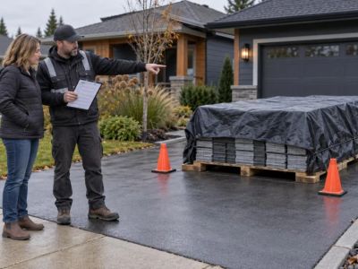 Roofing Material Delivery: Driveway, Weather, and Inventory