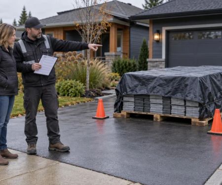 Roofing Material Delivery: Driveway, Weather, and Inventory
