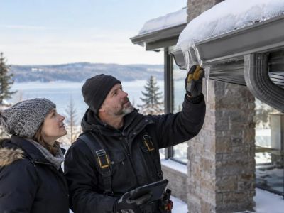 Eavestrough Winter Drainage: Ice, Outlets, and Safety