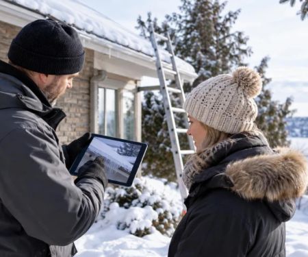 Roof Winter Inspection Plan: Snow, Ice, Access, and Photos