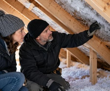 Attic Frost Below a Roof: Moisture, Airflow, and Inspection