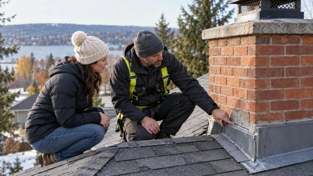 Roof Chimney Flashing: Joints, Sealant, and Leak Clues