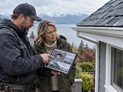 Roof Leak Photo Record: Weather, Location, and Change