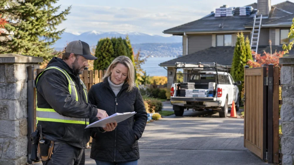 Roofing Crew Access Plan: Vehicles, Gates, and Neighbours