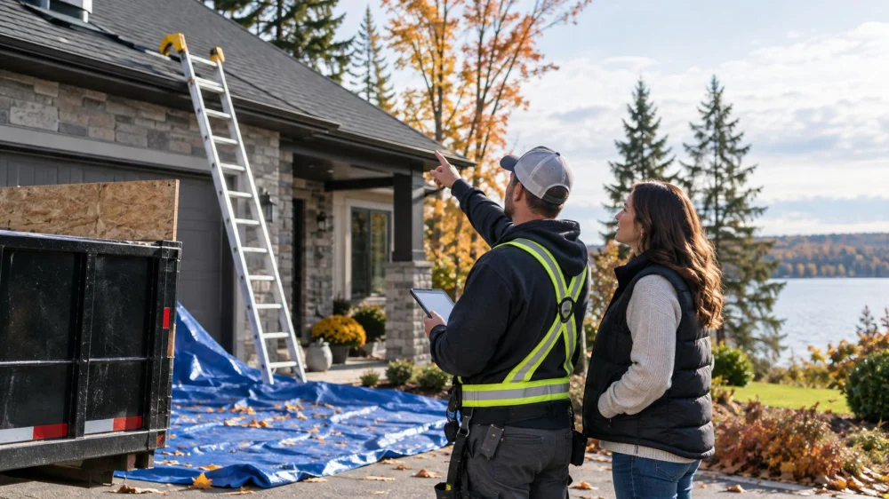 Roof Work Area Setup: Access, Debris, and Occupant Safety