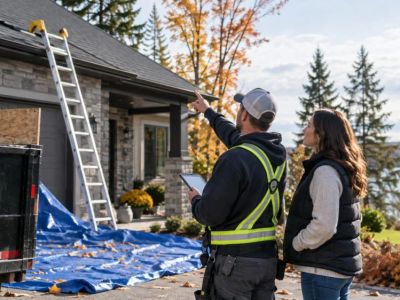 Roof Work Area Setup: Access, Debris, and Occupant Safety