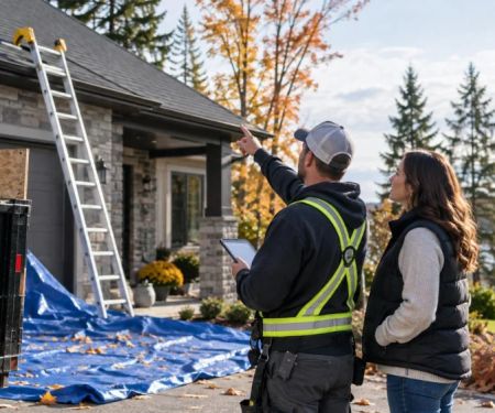Roof Work Area Setup: Access, Debris, and Occupant Safety