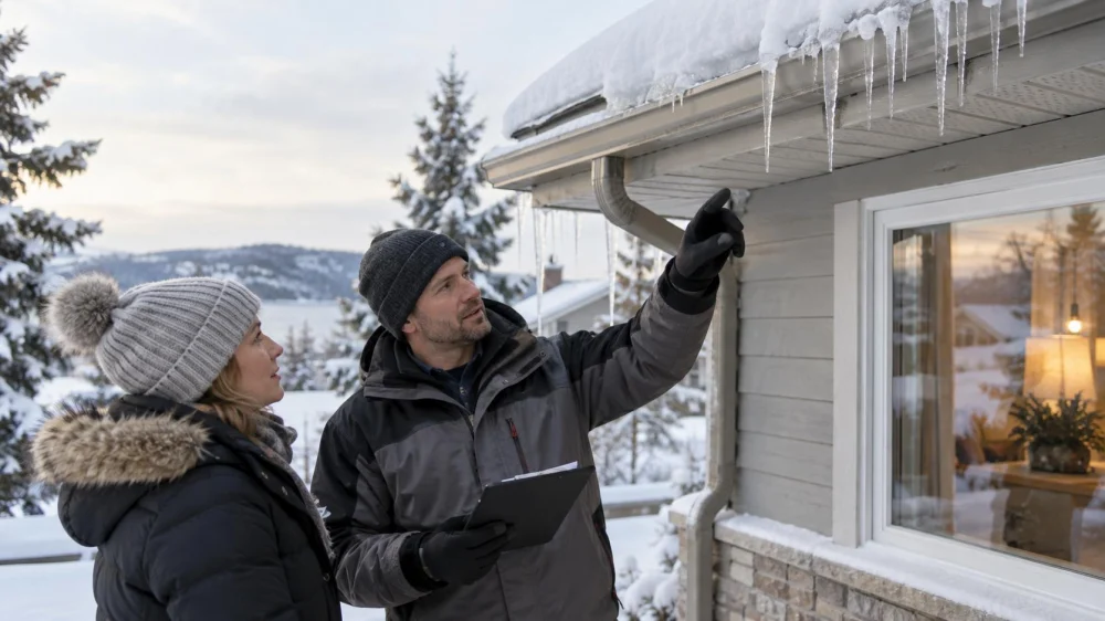 Roof Ice Dam Signs: Heat Loss, Gutters, and Safe Action