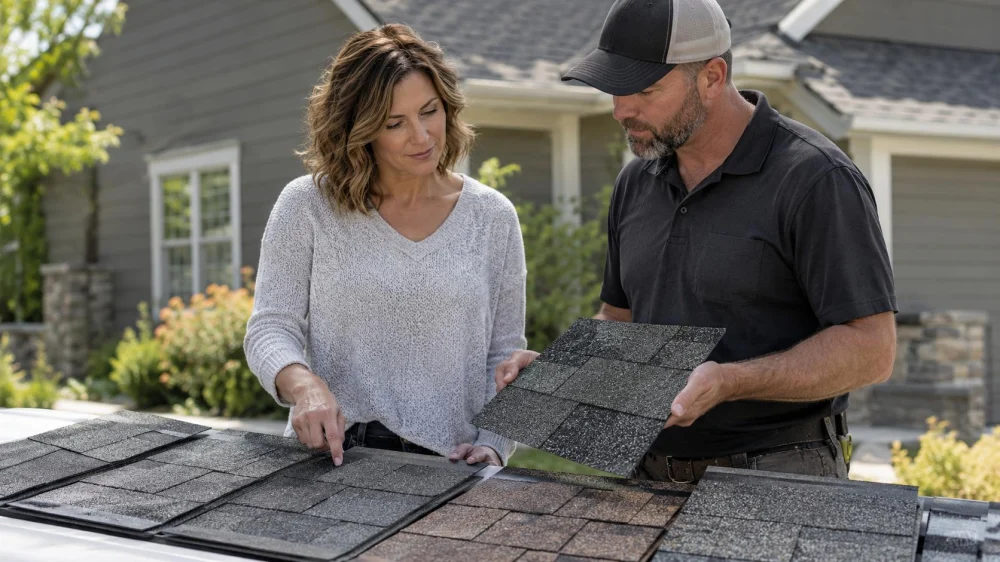 Roof Shingle Sample Check: Colour, Batch, and Approval