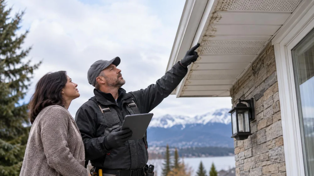 Roofing Eaves Inspection: Stains, Ventilation, and Safe Access
