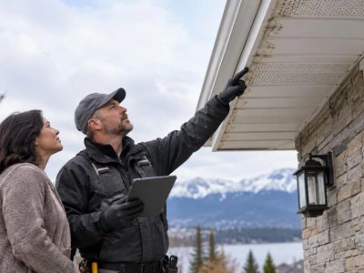 Roofing Eaves Inspection: Stains, Ventilation, and Safe Access